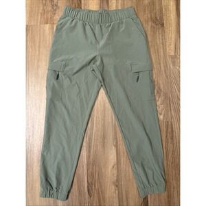Women's Sz Medium Dusty Olive Mondetta World Outfitter Light Stretch Jogger EUC